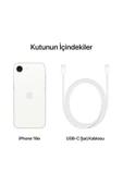 Apple iPhone 16E 512GB Beyaz - 6