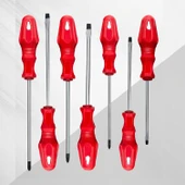 7 Li Tornavida Seti 4 Adet Düz - 3 Adet Yıldız Tornavida - 1