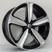 18X8J 5X112 ET35 66,45 DEEP BLACK SİLVER DİAMOND BABAYAGA - 1