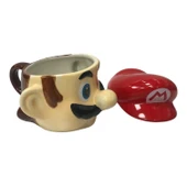 Bıyıklı Adam Tasarımlı Seramik Kapaklı Kupa Bardak - 2