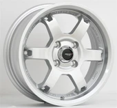 5.5 X 14 PRO-3107 4X100 ET36 73.1 SILVER - 1