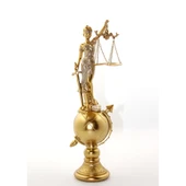 Polyester Dünya Küre Üzerinde Adalet Biblosu Alı2894 - 1