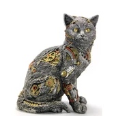 Steampunk Polyester Kedi Figürü Alk2455 - 1