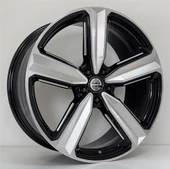 19X8,5J 5X112 ET35 66,45 DEEP BLACK SİLVER DİAMOND BABAYAGA - 1