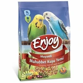Enjoy Meyveli Muhabbet Kuşu Yemi 400 Gr - 1