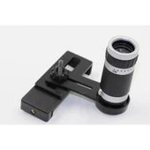 8x18 Zoom Teleskop Telefon Kamera Lensi Mini El Dürbünü - 4