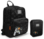 Coral High Drone Pilotu Siyah Erkek Çocuk Okul Çantası ve Organizer Kalemlik Seti - İlkokul ve Ortaokul thumbnail 1