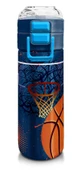 Coral High 500 ml Paslanmaz Çelik Okul Termosu/Suluk/Matara - Erkek Çocuk - Turuncu Lacivert Basketbol Desenli - Sızdırma Yapmaz - 1