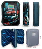 Coral High Yeşil Yarış Arabası Erkek Çocuk Okul Çantası ve Organizer Kalemlik Seti 23765 11151 thumbnail 2