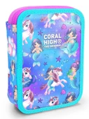 Coral High İki Katlı Organizer Kalemlik - Turkuaz Unicorn, Kız Çocuk, Turkuaz Unicorn thumbnail 6