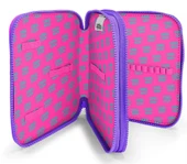 Coral High İki Katlı Düzenleyici Kalem Kutusu - Kalp Baskılı Siyah Pembe, Kız Çocuk, Kalp Baskılı Siyah Pembe thumbnail 3