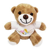 Sevimli Tişörtlü Peluş Ayicik - 1