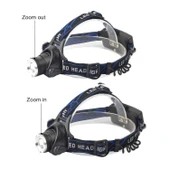 Orjinal 800 Lümen Tx6 Şarjlı Zoomlu Kafa Feneri Wt-120 - 4