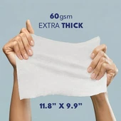 Better Wipes Makyaj Temizleme Mendilleri Ekstra Kalın, Hipoalerjenik,Alkolsüz,Suya Dayanıklı 25 Adet thumbnail 5