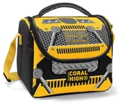Coral High Erkek Çocuk İlkokul Beslenme Çantası, Siyah Sarı Robot, Isı Yalıtımlı thumbnail 1