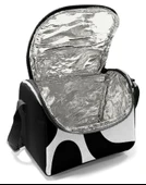 Coral High Erkek Çocuk Beslenme Çantası - Thermo - Renkli Çizgili Siyah Beyaz thumbnail 3