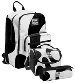 Coral High İlkokul ve Ortaokul Okul Çanta Üçlüsü - Erkek Çocuk, Renkli Çizgili Siyah Beyaz thumbnail 1