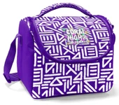 Coral High Kız Çocuk Termoslu Beslenme Çantası - Mor Beyaz Geometrik Şekiller, Kız Çocuk thumbnail 1
