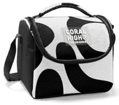 Coral High Erkek Çocuk Beslenme Çantası - Thermo - Renkli Çizgili Siyah Beyaz thumbnail 1