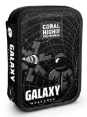 Coral High İki Katlı Düzenleyici Kalem Kutusu - Siyah Galaxy, Erkek Çocuk, Siyah Galaxy thumbnail 6