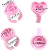 İpek Kirpik Volume Yapıştırıcı Yüzüğü Nail Art Yüzük 100lü - 4