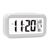 Akıllı Dijital Masa Saati Alarmlı Karanlık Sensörlü Fotoselli Beyaz Tg-53-vice/(1395) 671 thumbnail 2