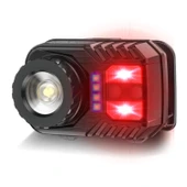 Peakstar Ps-571 Sensör Xpg Cob Led Usb Şarj Edilebilir Lityum Pilli Zoomlu Kafa Lambası - 1