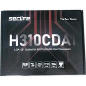 Seclife H310CDA1 (B250 Chipset) 6-7-8-9th M.2 DDR4 S+V+L 1151P Anakart (6.7.8.9.Nesil) - 4