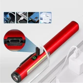 Şarjlı Mıknatıslı Çalışma Lambası Cep Feneri Wt-307-s - 1