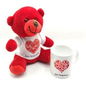 Seni Seviyorum Ayıcık Ve Kupa Bardak Seti - 1