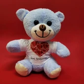 Seni Seviyorum Yazılı Tişörtlü Ayıcık - 1