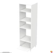 Modilayn AYQ (60x217x56 cm) Boyutunda Ankastre 1 Kapaklı Mini/Midi Mikrodalga Fırın Dolabı - 8