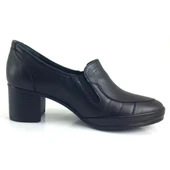 VENÜS 1382 TOPUKLU GÜNLÜK DERİ KLASİK KADIN AYAKKABI thumbnail 3