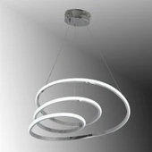 TT301-KR TT Aydınlatma Yay Modeli Krom Kaplama Led Avize - 1