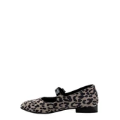 Albini 26100780  Babet Leopar Desenli Kadın Ayakkabı - 8