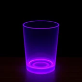 PartyGlow Neon Mor Bardak 8.5 x 10.5 cm - 1