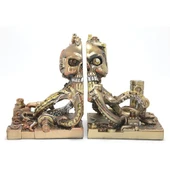 Steampunk Polyester Ahtapot Kitap Stoperi - 1