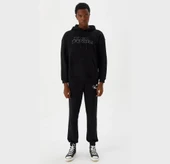 No Fear Erkek Sweatshirt Kapüşonlu Siyah Melanj M500271 - 4