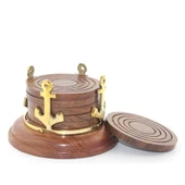 Pirinç Çapalı Bardak Altı W592 - 1