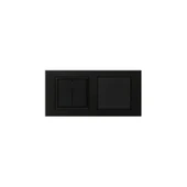 Ovivo Grano Siyah Anahtar Komütatör İkili Anahtar 2'li Set / Paket - 1