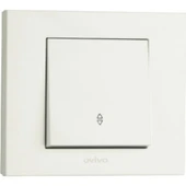 Ovivo Grano Beyaz Vavien Anahtar Çerçeve Dahildir* - 1