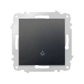 15 Adet Ovivo Grano Siyah Light Zil Anahtarı Çerçevesiz (kapı Otomatiği) - 1