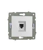 20 Adet Ovivo Grano Beyaz Numeris Telefon Prizi Çerçeve Hariçtir - 1