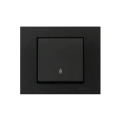 12 Adet Ovivo Grano Siyah Vavien Anahtar Çerçeve Dahildir 12'li - 1