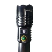 1500 Lümen TG Led 2800 mAH Zoom Özellikli Şarj Edilebilir El Feneri SK3300 thumbnail 2