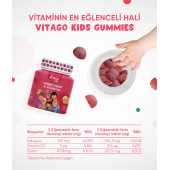 4lü Paket Vitago Kids Gummies Vitamin Seti - 4