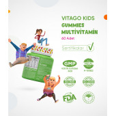 4lü Paket Vitago Kids Gummies Vitamin Seti - 5