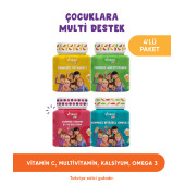 4lü Paket Vitago Kids Gummies Vitamin Seti - 1