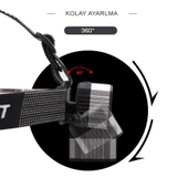 4 Modlu Sensörlü Şarjlı  Güçlü Kafa Lambası  Wt-248 - 4