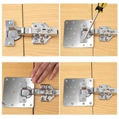 Paslanmaz Çelik Menteşe Onarım Plakası - 1